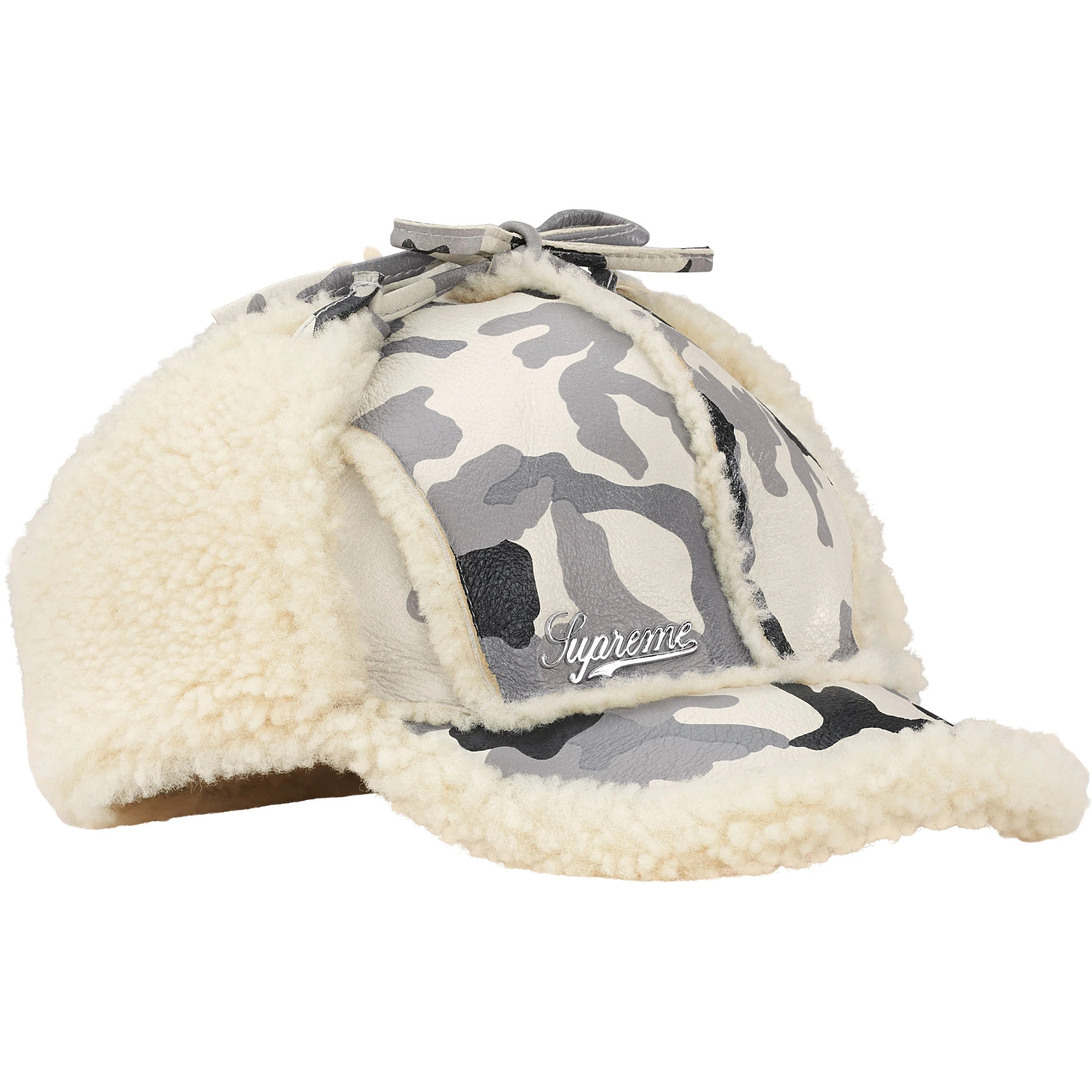 Shearling Lined Earflap Cap view 10